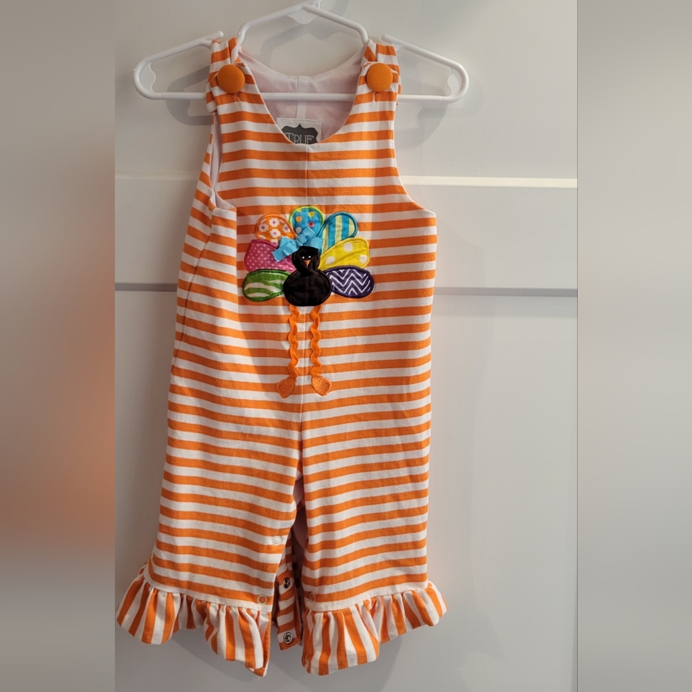 Orange and white stripped jumper